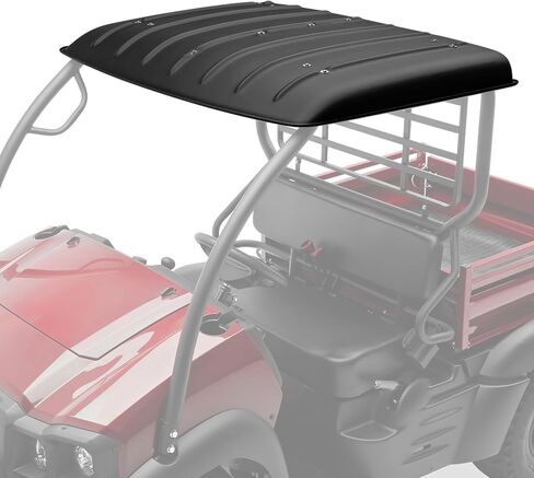 سقف بولي SAUTVS للبغل، سطح علوي بلاستيكي مدمج لملحقات Kawasaki Mule 600 610 SX 4X4 2005-2023 (استبدال KAF600-005B) in Saudi Arabia