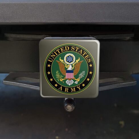 U.S. Army United States Army Eagle Logo Tow Trailer Hitch Cover Plug Insert in Saudi Arabia