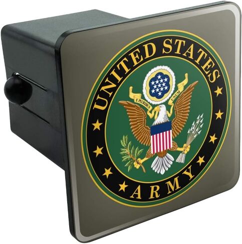 U.S. Army United States Army Eagle Logo Tow Trailer Hitch Cover Plug Insert in Saudi Arabia