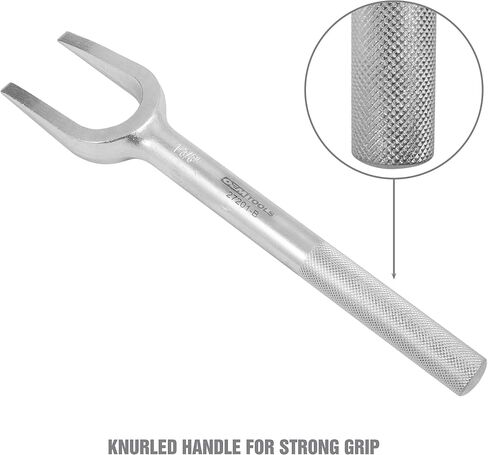 OEMTOOLS 27201 مجموعة فاصل قضيب التعادل/الكرة المشتركة، 5 قطع، استبدال قضيب التعادل، مفاصل كروية منفصلة وأذرع بيتمان، شوكة مخلل، أداة إزالة وصلة الكرة in Saudi Arabia