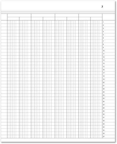 BookFactory 2 Column Ledger Book/Account Book/Accounting Ledger/Notebook (Two Columns Columnar Book Format) - Black Hardbound, Section Sewn, 100 Pages, 8.5" x 11" (ACT-100-7CS-LKT16(Account_2Col)-AX) in Saudi Arabia