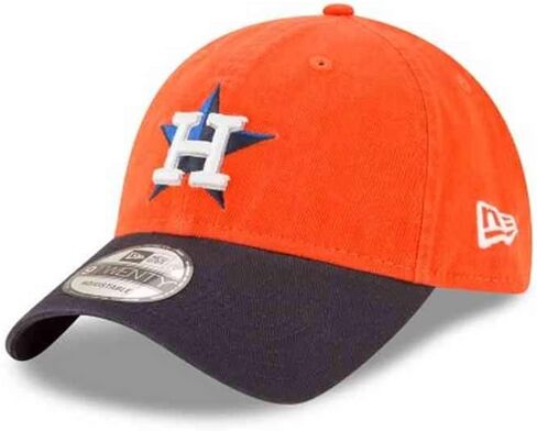 New Era MLB Houston Astros Alt Core Classic 9Twenty Baseball Hat Cap 11591539 Navy/Orange in Saudi Arabia