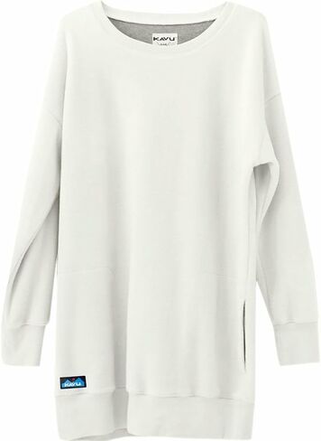 KAVU Riverton Mid Thigh Sweatshirt - Long Crew Neck Sweater in Saudi Arabia