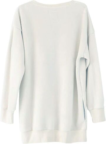 KAVU Riverton Mid Thigh Sweatshirt - Long Crew Neck Sweater in Saudi Arabia