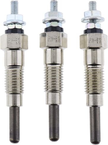 YIHETOP 3X Glow Plugs 15951-65510 15951-65512 For Kubota D1102 D1302 D650 D750 D850 D950 in Kuwait