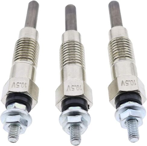 YIHETOP 3X Glow Plugs 15951-65510 15951-65512 For Kubota D1102 D1302 D650 D750 D850 D950 in Kuwait
