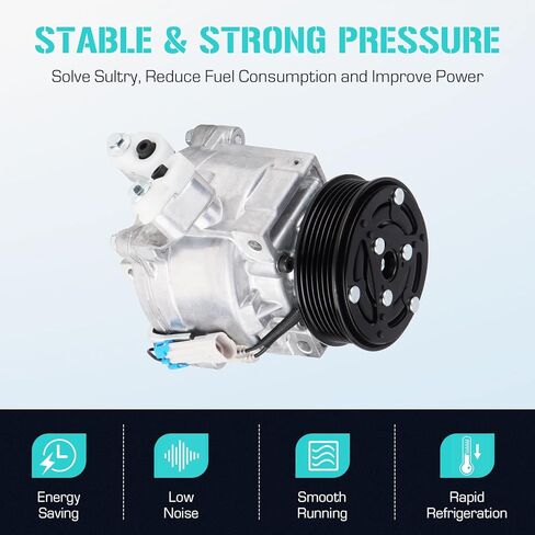 ضاغط مكيف الهواء مع قابض مكيف الهواء لسيارة شيفروليه سونيك 1.8 1.8L 2013 2014 2015 2016 2017 2018, 16003818-103 16003818-104 in Kuwait