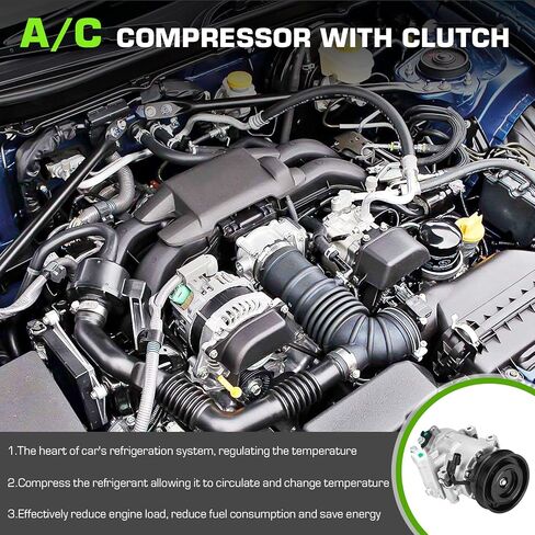 A/C Air Conditioner Compressor Clutch Fit for 2010-2013 10 11 12 13 Kia Forte Kia Forte Koup 2.0L 2.4L in Saudi Arabia