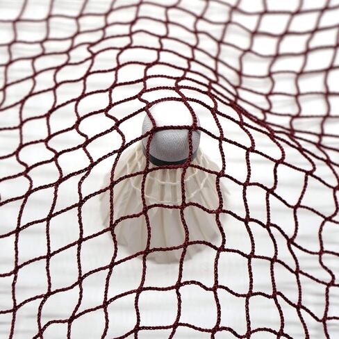 شبكة كرة الريشة مع حقيبة حمل، خياطة جانبية واحدة، شبكة بديلة لتنس الريشة من البولي بروبيلين والنايلون، شبكة رياضية للتدريب اليومي والمنافسة، سهلة الإعداد 20 قدم × 2.5 قدم in Kuwait