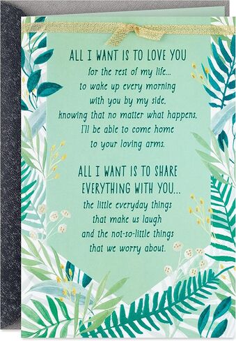 Hallmark Valentine's Day Card for Her (We're Meant to Be) for Anniversary, Romantic Birthday, Everyday Love in Kuwait