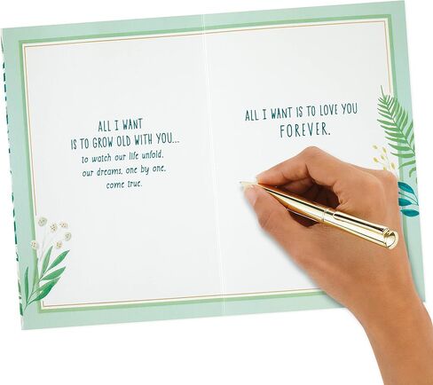 Hallmark Valentine's Day Card for Her (We're Meant to Be) for Anniversary, Romantic Birthday, Everyday Love in Kuwait