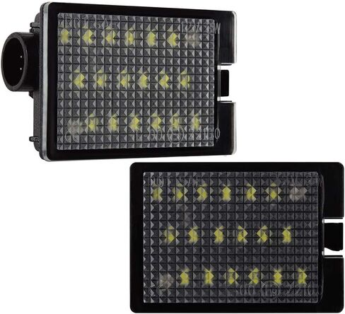 مجموعة مصابيح LED للوحة الترخيص لسيارة 2014-2023 دودج دورانجو SUV 6000K أبيض ماسي، عبوة من 2 in Kuwait