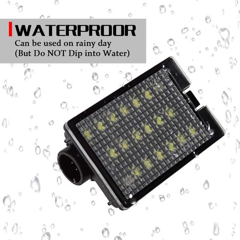 مجموعة مصابيح LED للوحة الترخيص لسيارة 2014-2023 دودج دورانجو SUV 6000K أبيض ماسي، عبوة من 2 in Kuwait