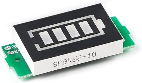 5Pcs Battery Capacity Indicator Module 1S 2S 3S 4S 5S 6S 7S 8S 3-34V Lithium Battery Charge Indicator Module Green LED Display 5mA in Saudi Arabia
