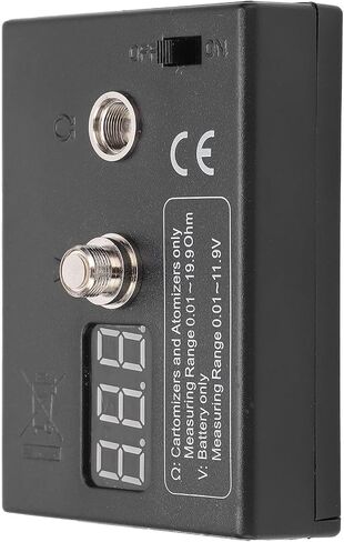 Coil Resistance Tester, Accurate Wiring Burning Function Small Error Wire OHM Meter for DIY in Saudi Arabia