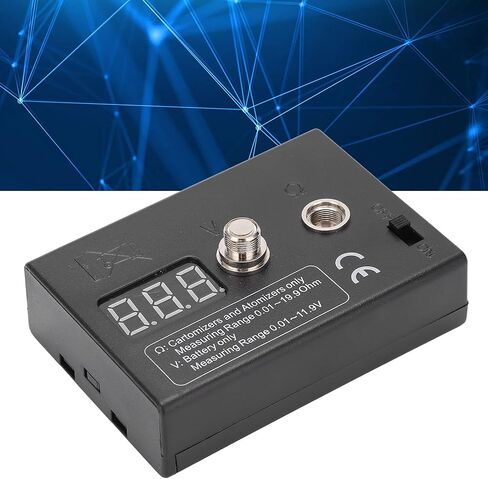 Coil Resistance Tester, Accurate Wiring Burning Function Small Error Wire OHM Meter for DIY in Saudi Arabia