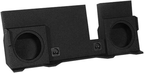 QPower QBomb Dual 10 بوصة استدار 2004 إلى 2008 Ford F150 Supercrew Bed Liner حاوية مضخم صوت مع وظيفة إطلاق النار أسفل المقعد in Kuwait