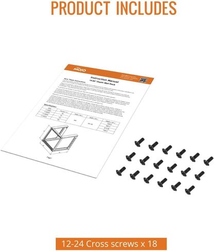حامل شبكة مثبت على الحائط 12U إطار مفتوح بعمق 15.8 بوصة لبيانات الخادم/AV/IT/الاتصالات/معدات الكمبيوتر/لوحة التوصيلات الثقيلة in Saudi Arabia