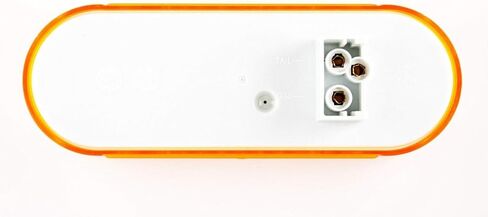 All Star Truck Parts] 6" Oval LED Recessed Amber Strobe Light, 24 LED DOT/SAE Approved & Marked, Waterproof, Super Bright High Powered Strobe for Towing (2pc With Grommet)… in Saudi Arabia