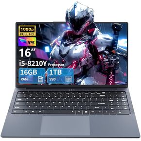 جهاز كمبيوتر محمول للألعاب 16 بوصة ، جهاز كمبيوتر محمول I5 يصل إلى 3.60 جيجا هرتز ، وأجهزة الكمبيوتر المحمولة 1920 × 1200 HD ، وأجهزة الكمبيوتر المحمولة التقليدية 16 جيجا بايت ذاكرة الوصول العشوائي SSD ، و WiFi5 ، ويب كاميرا ، و BT5.0 ، و Mini HDMI ، و RJ