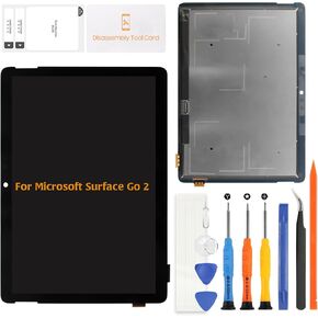 A-MIND Original for Microsoft Surface Go 2/3/4 10.5" (1920x1280 FHD) Black LCD Screen Replacement Display Touch Digitizer Assembly Replacement Model 1901 1926 1927 with Repair Tools