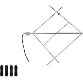 CP100 350W FM Transmitter Antenna & 4PCS 1 Inch Cold Shrink Tubing - Perfect for Outdoor FM Broadcasting and Waterproof Cable Protection