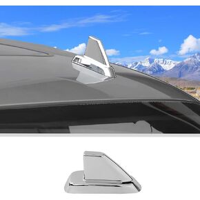 JWWY Shark Fin Antenna Cover Roof Antenna Cover Antenna Cap Antenna Housin Antenna Cover Trim Fit for 2007-2013 Chevy Tahoe,Suburban, GMC Yukon, GMC Sierra Exterior Accessories Chrome