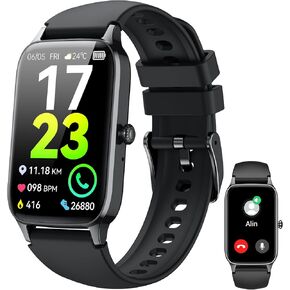 Smart Watch(Answer/Make Call), 2025 Fitness Activity Tracker for Men Women, 1.57" Smartwatch with Heart Rate/Sleep Monitor/Pedometer/Calories/113 Sports, IP68 Waterproof Fitness Watch for Android iOS