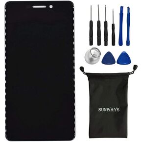 sunways Replacement Parts for Nokia 6.1 2018 Display Touch Digitizer Glass Screen Assembly(Black)