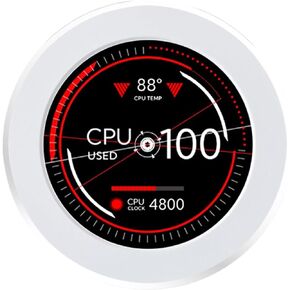 2.1" AIO Display Screen Upgrade Kit LCD Screen CPU Temp Monitor for CPU Liquid Cooler.