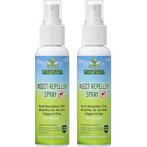 Mosquito Repellent Spray for Body, Insect Repellent Spray Natural Bug Repellent for Skin DEET-Free Travel Size 2 Fl Oz (2 Pack)