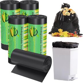 120 Portable Camping Toilet Bags, 8 Gallon Emergency Camp Potty Poop Bags for Adults, Thickened Trash Waste Bags for 5 Gallon Bucket Toilet Seat Camping Trash Outdoor