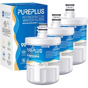 PUREPLUS 5231JA2002A Replacement for LG LT500P, ADQ72910901, GEN11042FR-08, Kenmore 9890, 469890, HDX FML-1, ADQ72910907, LSC27925ST, LFX25974ST, LFX25973D, LFX25973ST Refrigerator Water Filter, 3Pack