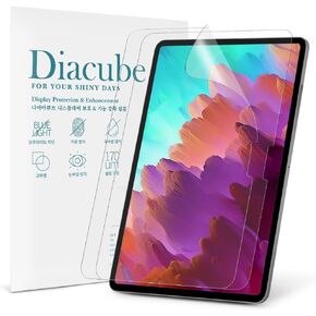واقي شاشة مضاد للوهج 2 حزمة مع مرشح الضوء الأزرق لعلامة Lenovo Tab P12/Xiaoxin Pad Pro 12.7 "2023 ، فيلم مضاد للحيوانات الأليفة ، مكافحة الفصح ، حساسية اللمس العالية ، تسهيل التثبيت