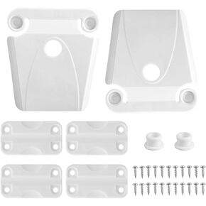 Cooler Hinge and Latch Replacement Kit for Igloo,Repair and Replace Cooler Components,4 Hinges and 2 latches