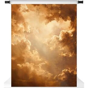 Kate Abstract Backdrops Cloudy Portrait Photo Background Head Shot Photography Props, 5x7ft