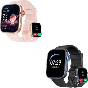 Tensky Smart Watch for Women/men GTX12 pink and black