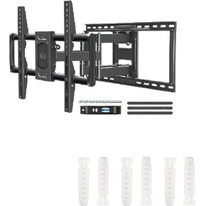 Mounting Dream Premium TV Wall Mount Full Motion TV Mount for 42-90 Inch TVs, Fits 16, 18, 24 inch Studs, VESA 600x400mm and MD5751 Concrete Wall Anchors for TV Wall Mount Installation 6pcs