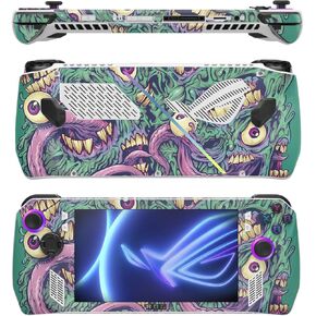 MightySkins Skin Compatible with Asus ROG Ally - Eyes and Teeth | Protective, Durable, and Unique Vinyl Decal wrap Cover | Easy to Apply, Remove, and Change Styles