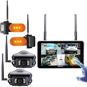 Haloview Byte Tango BT6 Touch Ultimate 1080P Wireless Backup Camera System with 4 Cameras & 5.5" Touch Screen