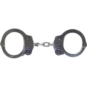 Tactical Training Handcuff, Chain Link, Nickel