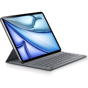 Keyboard Case for iPad Air 11-inch (M2 2024 & M3 2025), iiPad Air 5th/4th Gen, iPad Pro 11 inch (4th-1st) Slim Protective Cover with Adjustable Angle, Gray