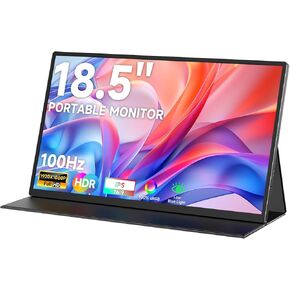 Portable Monitor for Laptop 15.6 Inch 1080P, USB/HDMI Computer Monitor, Gaming Travel Laptop Screen Extender Monitor Portable for PC/Mac/Phone/PS5/PS4/Xbox/Switch, IPS HDR Display with Smart Cover