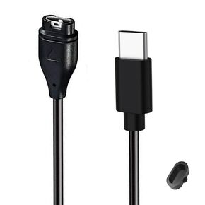 USB C Charger Cable for Garmin Fenix 8 7 6 5, Forerunner 945 45 45S 245 Music, Vivoactive 5 4 4S 3, Instinct 1 2 2S Tide Tactical Smartwatch