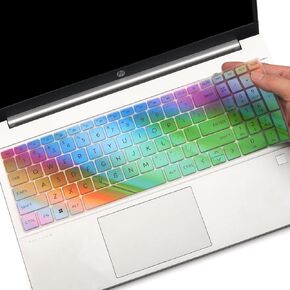 Colorful Keyboard Cover for HP 15.6" Laptop 15-fc 15-fd 15z-fc000 15-fc0093dx 15-fd0083wm 15t-fd000/fd100 15-fc0013od 15-fc0072ns 15-fc0081nr 15-fd0025st 15-fd0075tg fd0357nr, HP Pavilion 16-ab0010nr