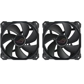 ASUS ROG STRIX XF120 Whisper-Quiet ، مروحة PWM ذات 4 أسنان لحالات الكمبيوتر الشخصي أو المشعات أو تبريد وحدة المعالجة المركزية (120 مم ، ما يصل إلى 400000 ساعة عمر ، رفاقة مغناطيسية ، 1800 دورة في الدقيقة ، 5 سنوات ضمان) (حزمة 2)