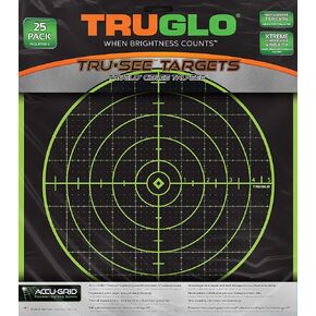 Truglo TRU-See 100-Yard Reactive Splatter Target, 25-Pack, Green