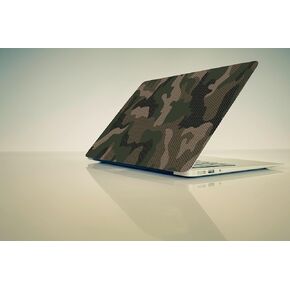 American Flag Laptop Skin with Abstract Army Pattern – Universal Vinyl Sticker Decal for 13.3", 14", 15", 15.4", and 15.6" Laptops – Dustproof, Waterproof, Reusable Cover (Skin 7_12)