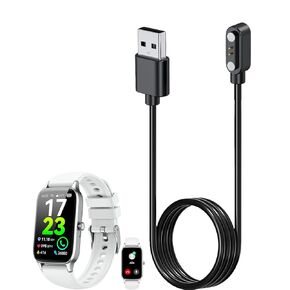 Smart Watch Charger for Soudorv P97 3.3Ft/100cm 2 Pin USB Portable Magnetic Charging Cable Cord for Soudorv P97