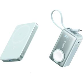 Anker MagGo Power Bank, Ultra-Slim 10,000mAh Magnetic Battery Pack MagGo Power Bank 10,000mAh Compact Battery Pack